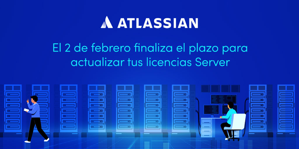 fin upgrade licencias server de atlassia - post twitter