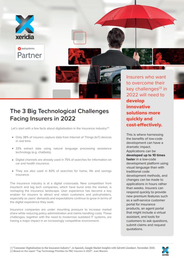 The 3 Big Technological Challenges Facing Insurers in 2022 Report