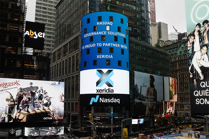 Xeridia en Times Square